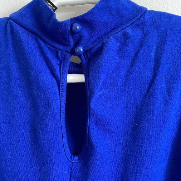 3/$15 Forever 21 Royal Blue Skate Mini Dress with Flowy Skirt, worn once, Size S - Picture 3 of 5